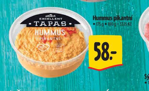  Hummus pikantní 175 g 