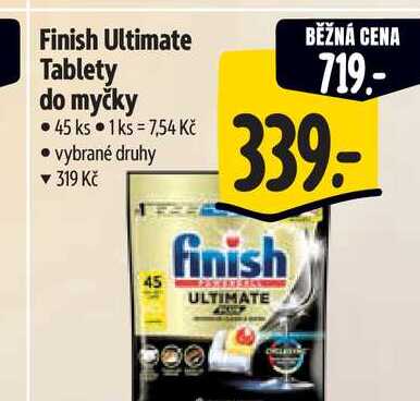 Finish Ultimate Tablety do myčky 45 ks  