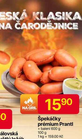 Špekáčky prémium Prantl 600 g