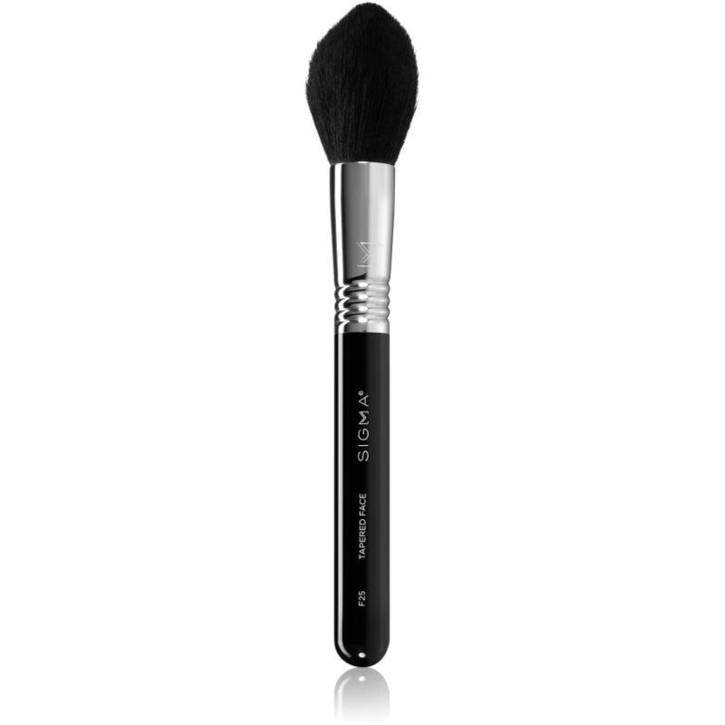 Sigma Beauty Face F25 Tapered Face Brush štětec na tvářenku a bronzer 1 ks