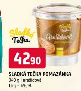 Sladká tečka pomazánka 340 g arašídová 