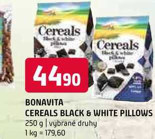 Bonavita cereals black white pillows 250 g vybrané druhy