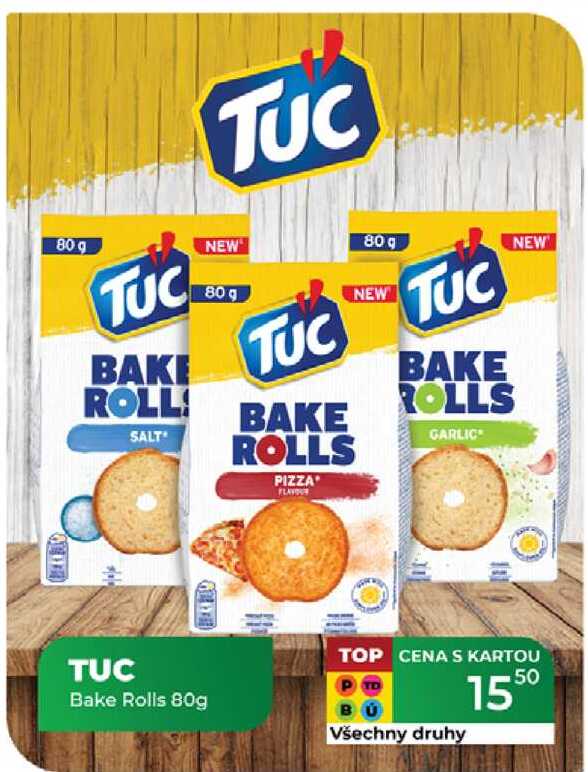 TUC Bake Rolls 80g 