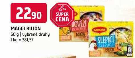 Maggi bujón 60g, vybrané druhy