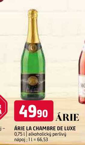 ÁRIE la chambre de luxe 0,75l alkoholický perlivý nápoj 