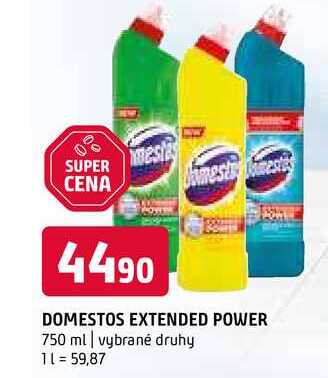 Domestos extended power 750 ml vybrané druhy 
