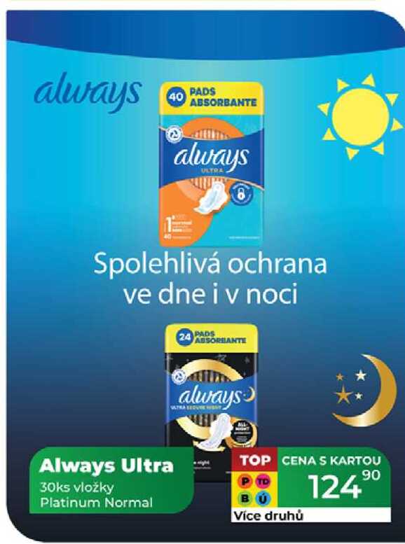Always Ultra 30ks vložky Platinum Normal  