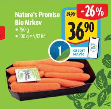 Nature's Promise Bio Mrkev, 750 g 