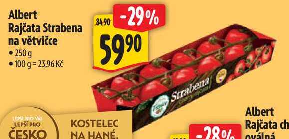 Albert Rajčata Strabena na větvičce, 250 g