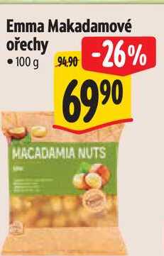 Emma Makadamové ořechy, 100 g