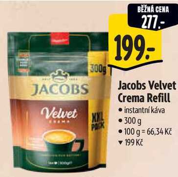 Jacobs Velvet Crema Refill, 300 g