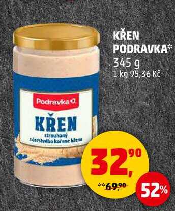 KŘEN PODRAVKA, 345 g  