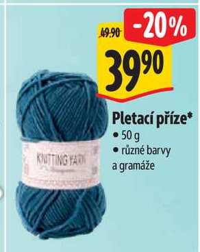 Pletací příze, 50 g 