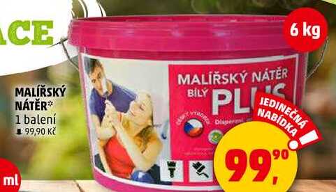 MALÍŘSKÝ NÁTĚR, 1 balení  