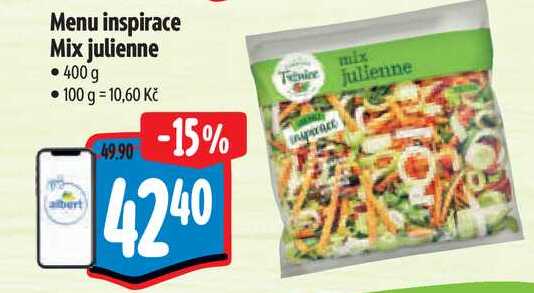 Menu inspirace Mix julienne, 400 g 
