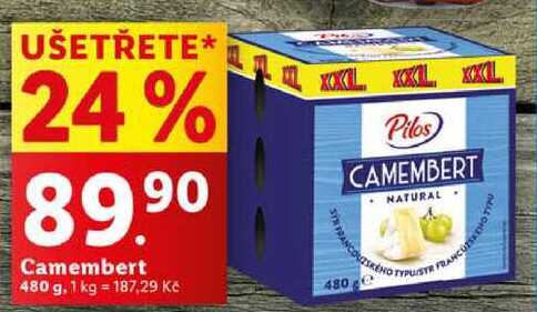 Camembert, 480 g 