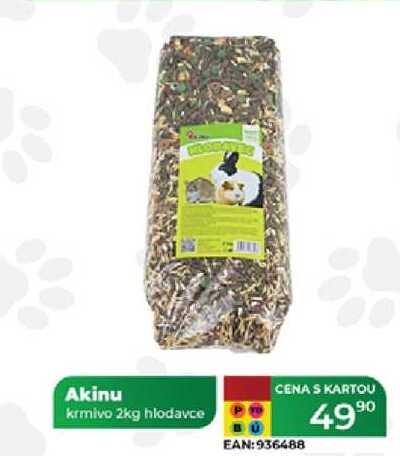 Akinu krmivo 2kg hlodavce 