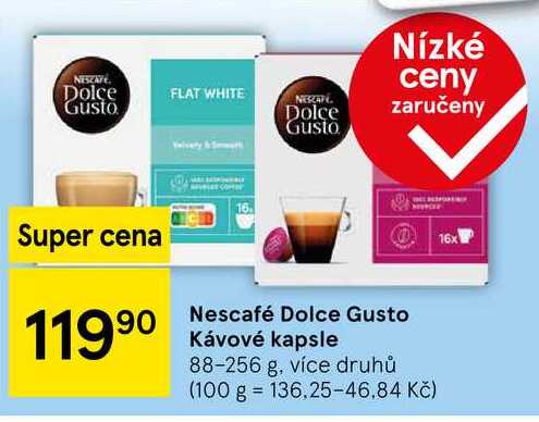 Nescafé Dolce Gusto Kávové kapsle, 88-256 g, více druhů 
