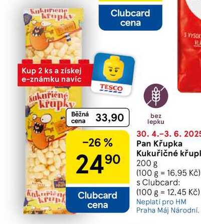 Pan Křupka Kukuřičné křupky, 200 g