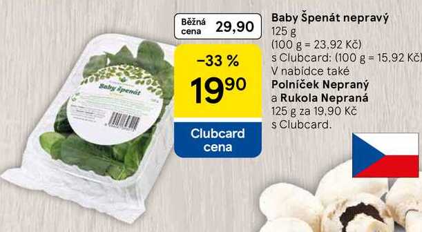 Baby Špenát nepravý, 125 g