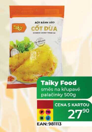 Taiky Food směs na křupavé palačinky 500g   