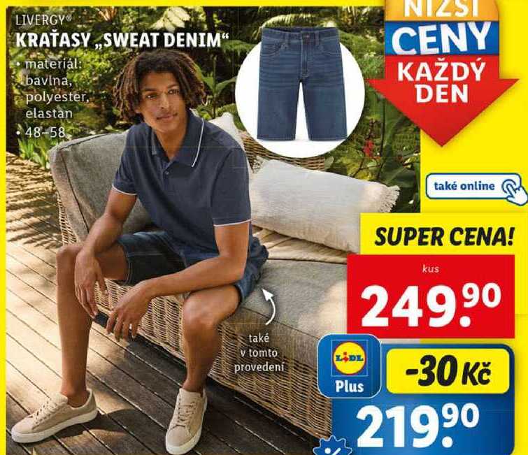KRAŤASY ,,SWEAT DENIM" 