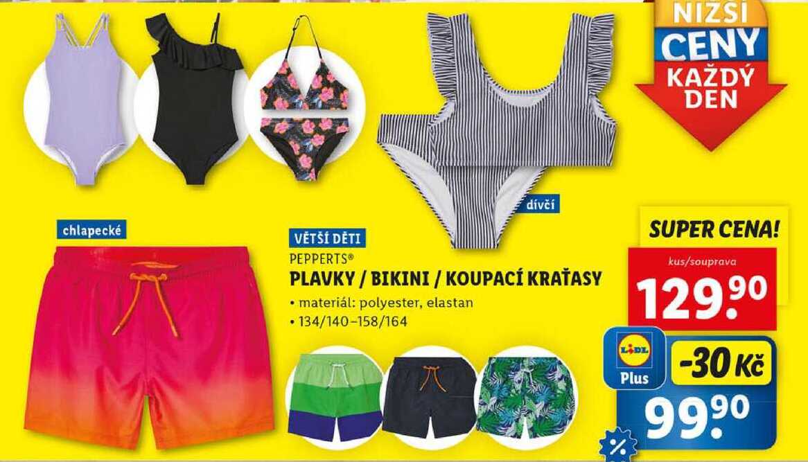 PLAVKY/BIKINI/KOUPACÍ KRAŤASY