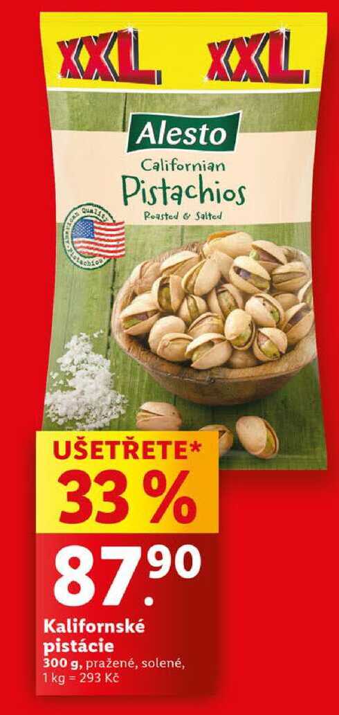 Kalifornské pistácie, 300 g