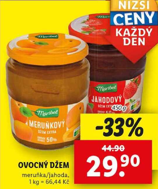 OVOCNÝ DŽEM, 450 g