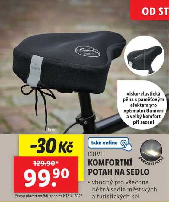 KOMFORTNÍ POTAH NA SEDLO 