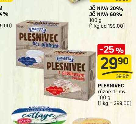PLESNIVEC různé druhy 100g