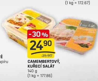 CAMEMBERTOVÝ, KUŘECÍ SALÁT 140 g 