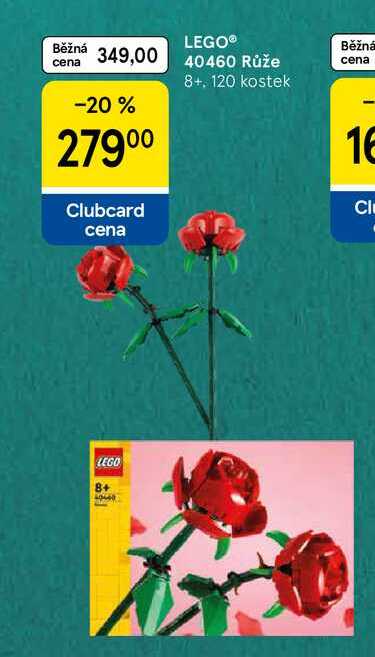 LEGO® 40460 Růže 8+. 120 kostek  