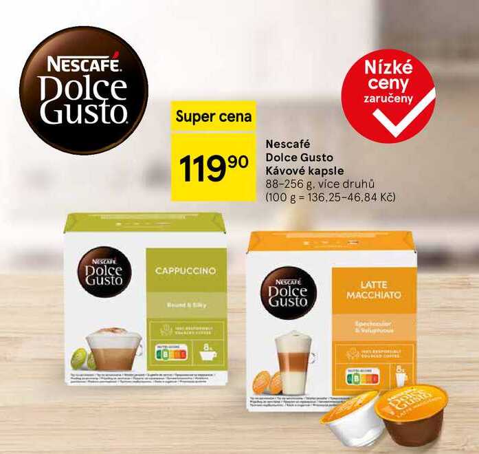 Nescafé Dolce Gusto Kávové kapsle, 88-256 g, více druhů  