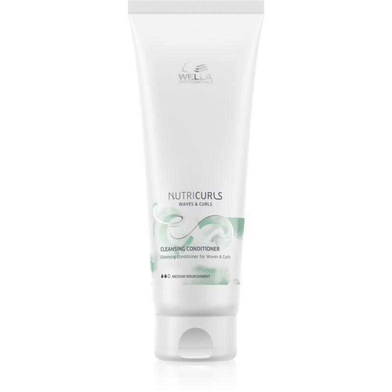 Wella Professionals Nutricurls Waves & Curls čisticí kondicionér pro vlnité a kudrnaté vlasy 250 ml