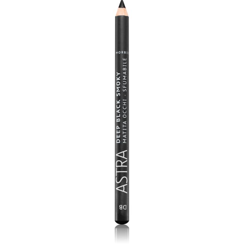 Astra Make-up Deep Black Smoky kajalová tužka na oči pro kouřové líčení odstín Black 1,1 g