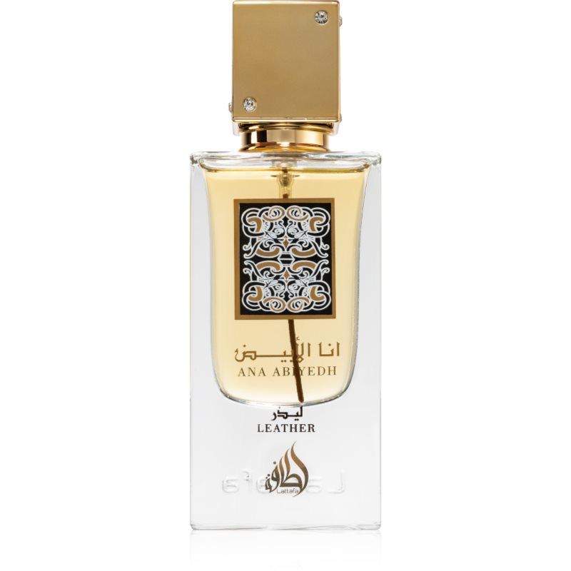 Lattafa Ana Abiyedh Leather parfémovaná voda pro muže 60 ml
