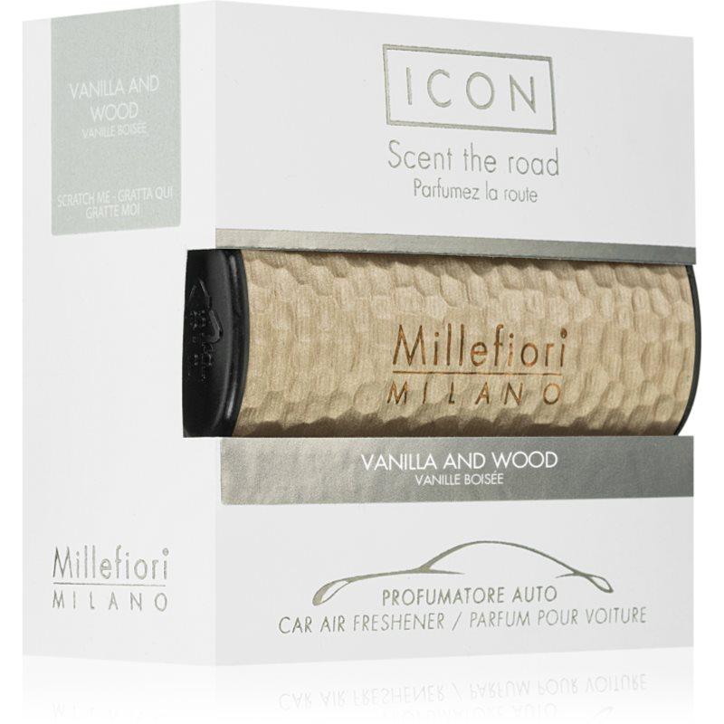 Millefiori Icon Vanilla & Wood vůně do auta 1 ks