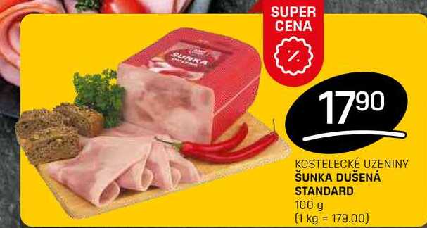 ŠUNKA DUŠENÁ STANDARD 100g