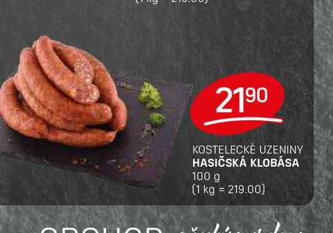HASIČSKÁ KLOBÁSA 100g