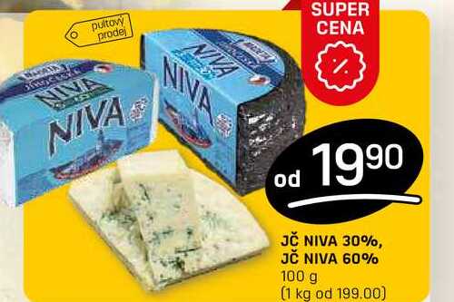 JČ NIVA 60% 100g