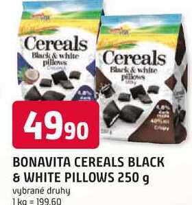 BONAVITA CEREALS BLACK & WHITE PILLOWS 250 g 