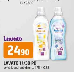 LAVATO 1 L/30 PD aviváž, vybrané druhy