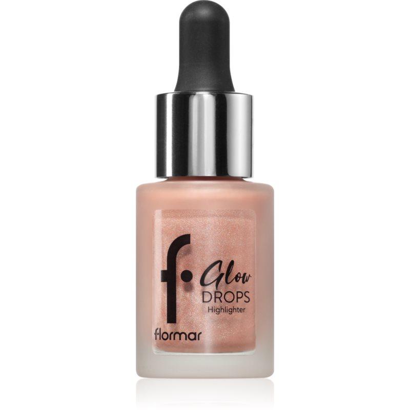 flormar Glow Drops Lip Tattoo tekutý rozjasňovač odstín 002 Sun Glow 14 ml