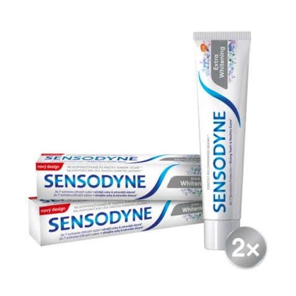 Sensodyne Extra Whitening zubní pasta duopack 2x75ml