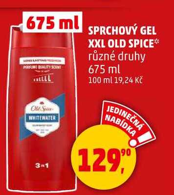 SPRCHOVÝ GEL XXL OLD SPICE různé druhy, 675 ml 
