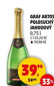 GRAF ARTOS POLOSUCHÝ JAHODOVÝ, 0,75 l