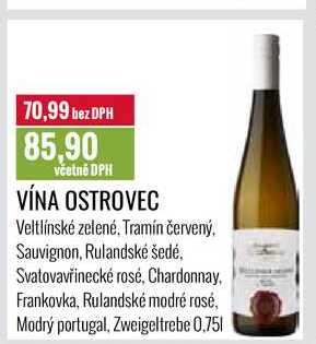 VÍNA OSTROVEC 0,75l
