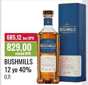 BUSHMILLS 12 yo 40% 0,7l