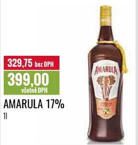 AMARULA 17% 1l